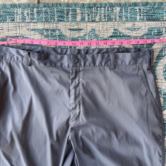 Nike Golf‎ Dri-FIT Men's Gray Flat Front Golf Pants - Size 40x32 - Picture 8 of 10